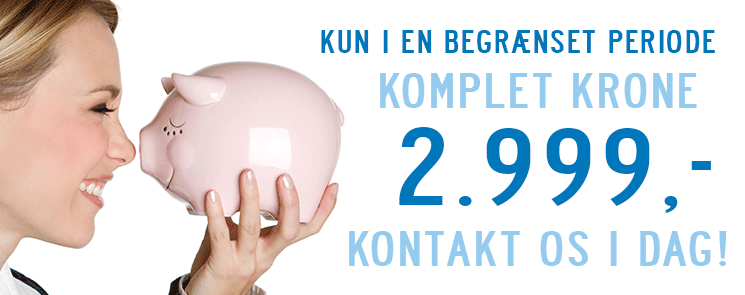 Danmarks billigste tandkroner